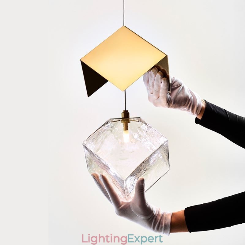 Creative Glass Pendant Light Pavilion Ceiling Lights