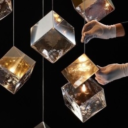 Creative Glass Pendant Light Pavilion Ceiling Lights