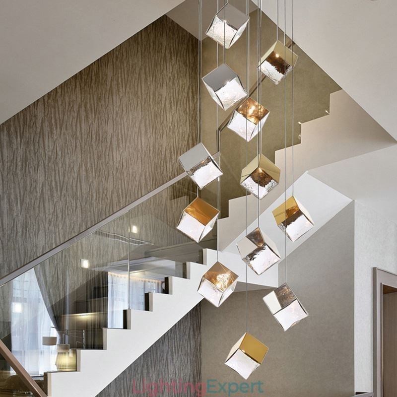 Creative Glass Pendant Light Pavilion Ceiling Lights