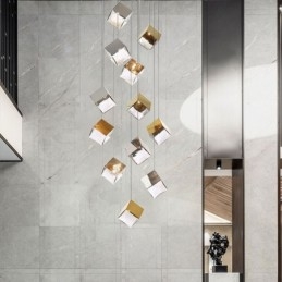 Creative Glass Pendant Light Pavilion Ceiling Lights