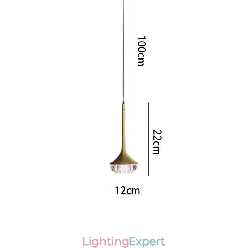 Modern Glass Pendant Light Wrought Iron Glass Ceiling Light
