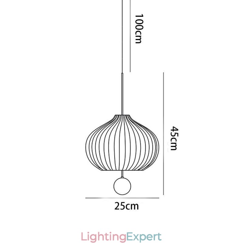 Modern White Glass Pendant Light Ball Shape Minimalist Ceiling Light