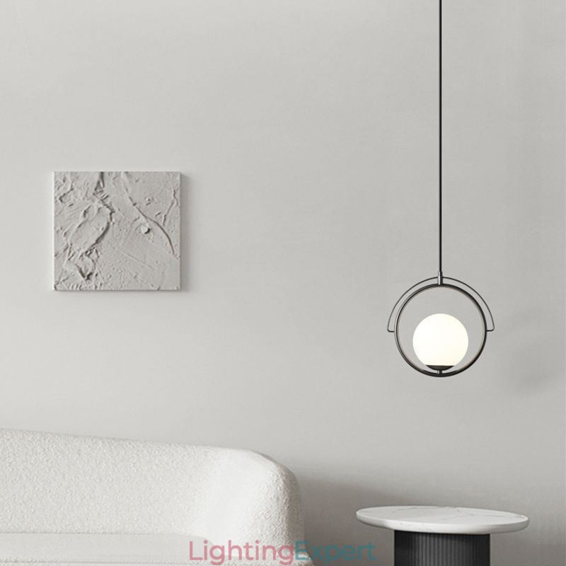 Glass Ball Pendant Light Decor Home Hanging Lamp