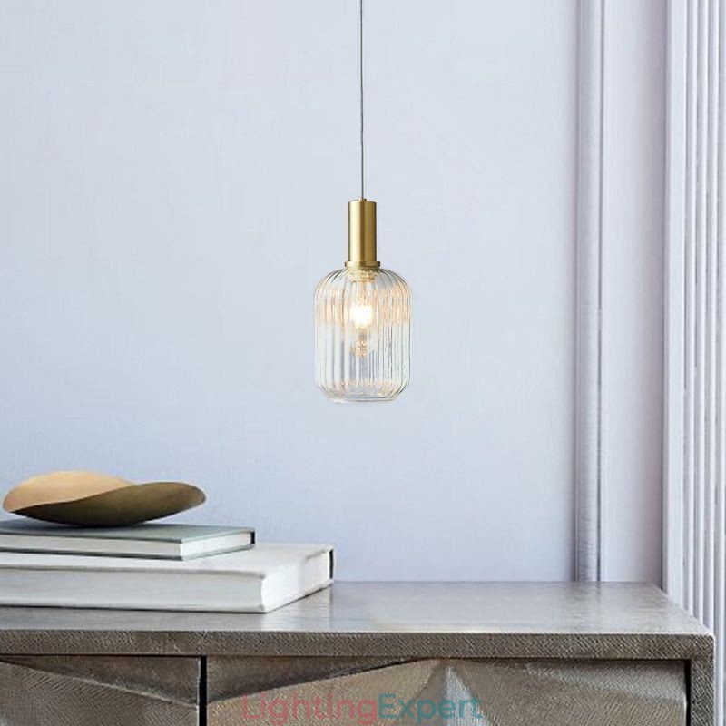 Modern Pendant Light One Light Glass Pendant Lighting Island