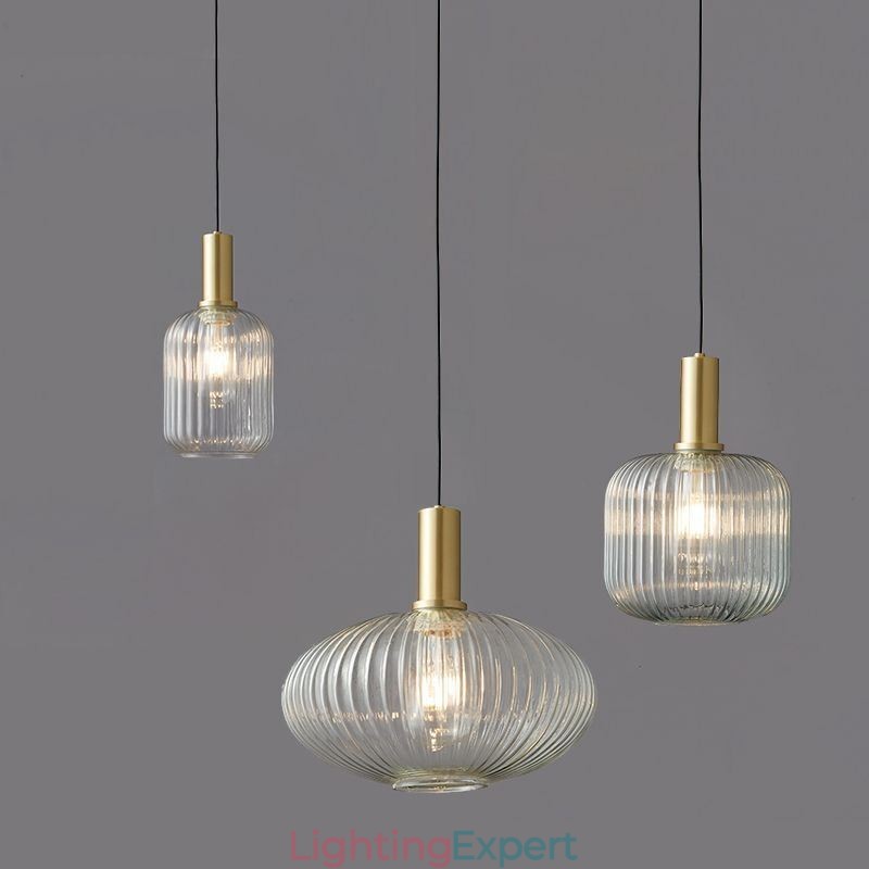 Modern Pendant Light One Light Glass Pendant Lighting Island
