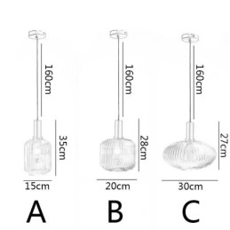 Modern Pendant Light One Light Glass Pendant Lighting Island