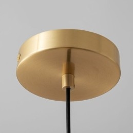 Brushed Gold Pendant Light Single Head Hanging Lamp