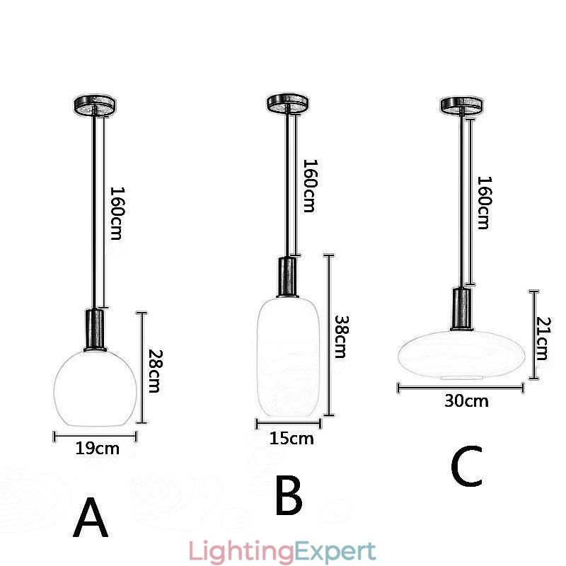 Modern Simple Pendant Light Glass Pendant Lamp