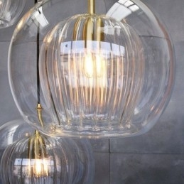 Modern Glass Pendant Light Single Head Hanging Lamp