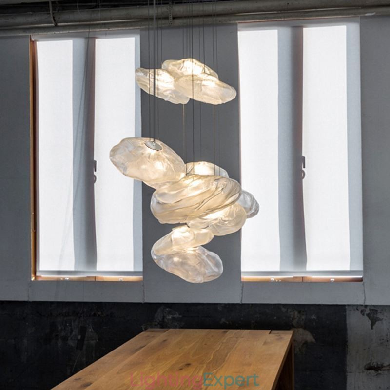 Creative Nordic Pendant Light Glass Chandelier Art Hanging Light