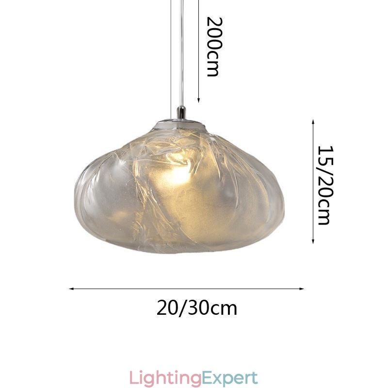 Creative Nordic Pendant Light Glass Chandelier Art Hanging Light