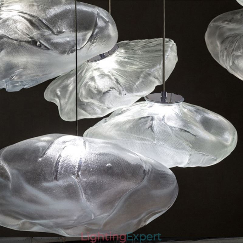Creative Nordic Pendant Light Glass Chandelier Art Hanging Light