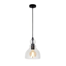 Modern Iron Pendant Light Gourd Glass Hanging Light