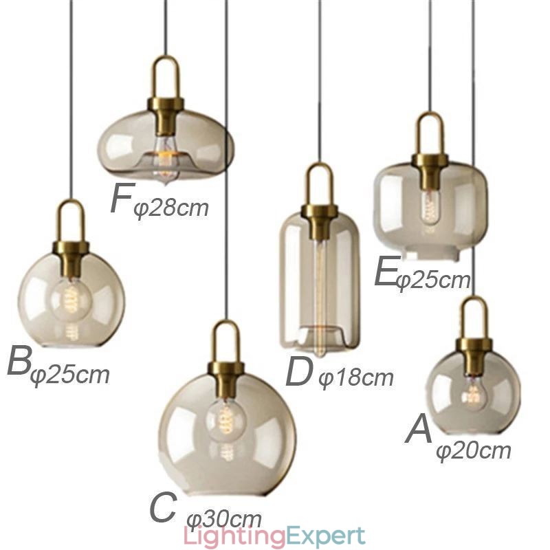 3 Light Pendant Light With Glass Shade Island