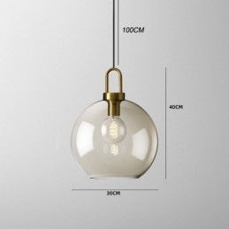 3 Light Pendant Light With Glass Shade Island