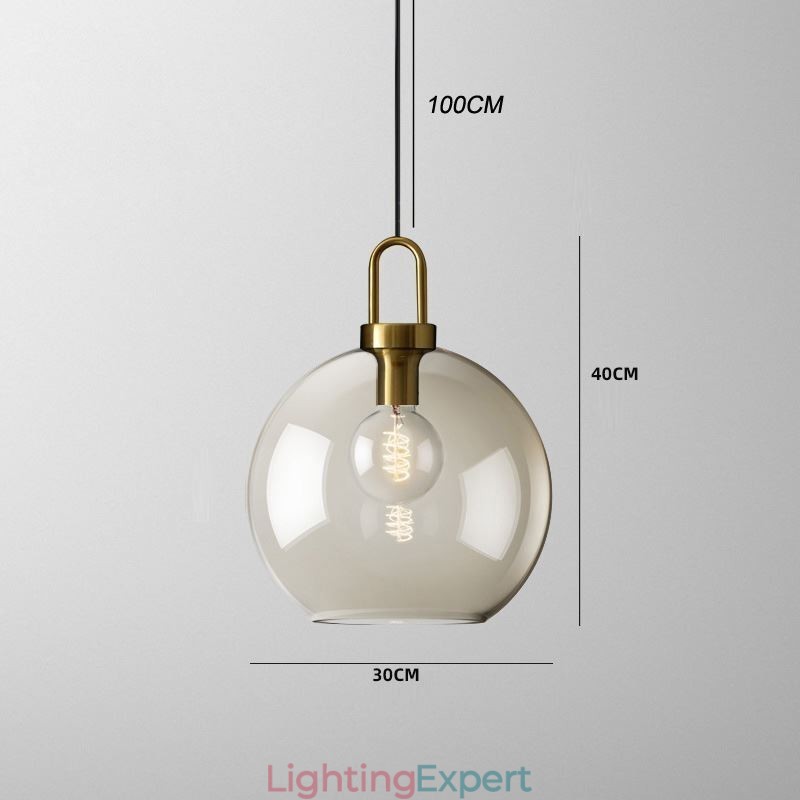3 Light Pendant Light With Glass Shade Island