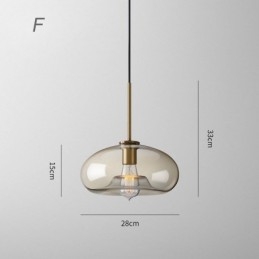 3 Light Glass Pendant Light Classic Cluster Hanging Lighting Fixture Café