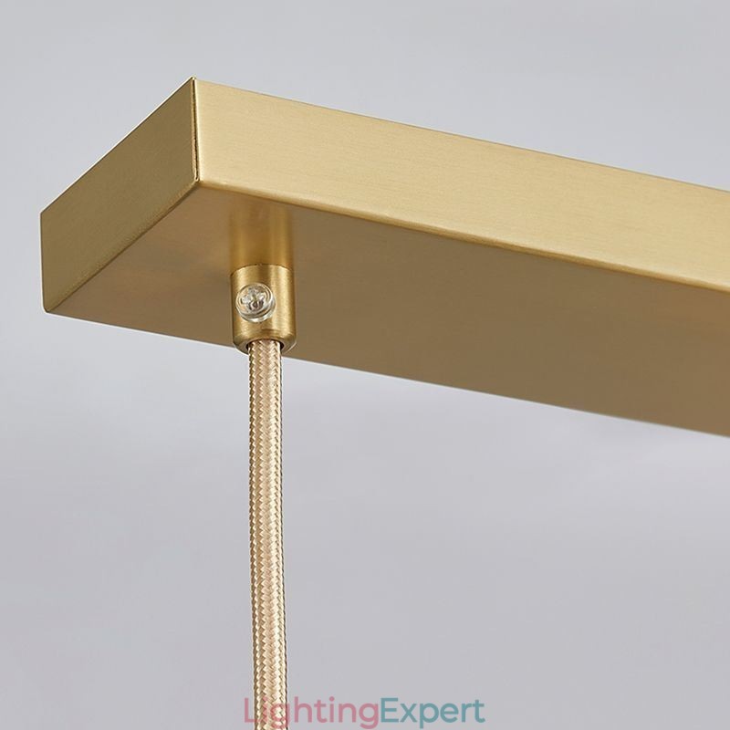 Modern Simple Copper Pendant Light Antler Hanging Light