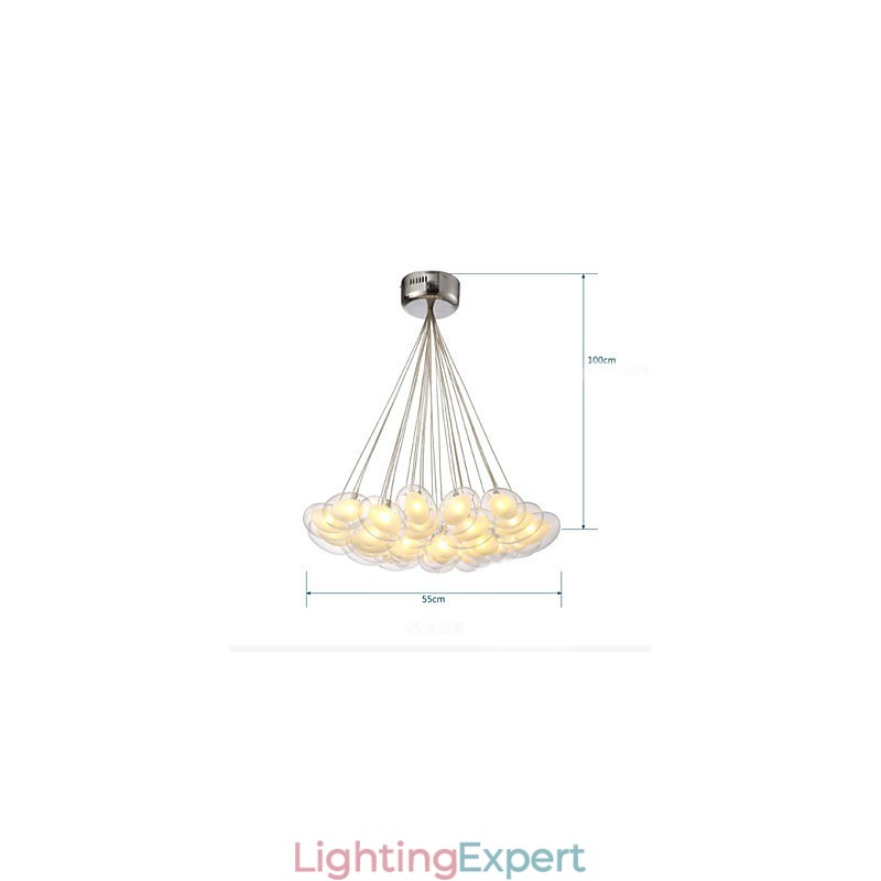 Chandelier 22 Lights G4 Retrofit Modern Contemporary