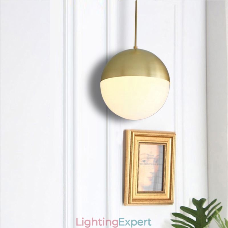 Modern Glass Ball Pendant Light Island Ideas Lamp