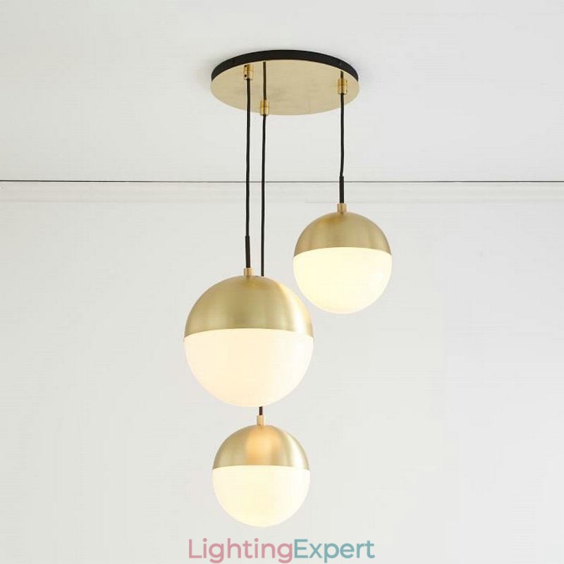 Modern Glass Ball Pendant Light Island Ideas Lamp