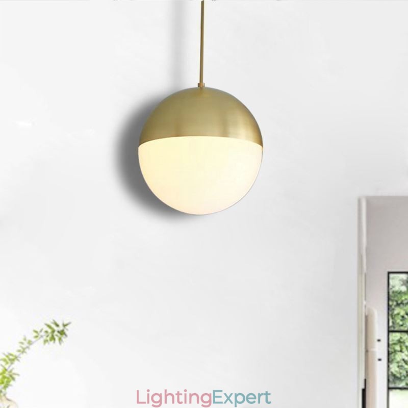 Modern Glass Ball Pendant Light Island Ideas Lamp