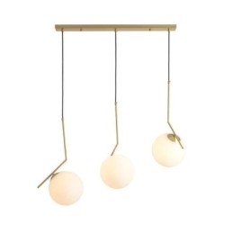 Glass Ball Light Fixture Island