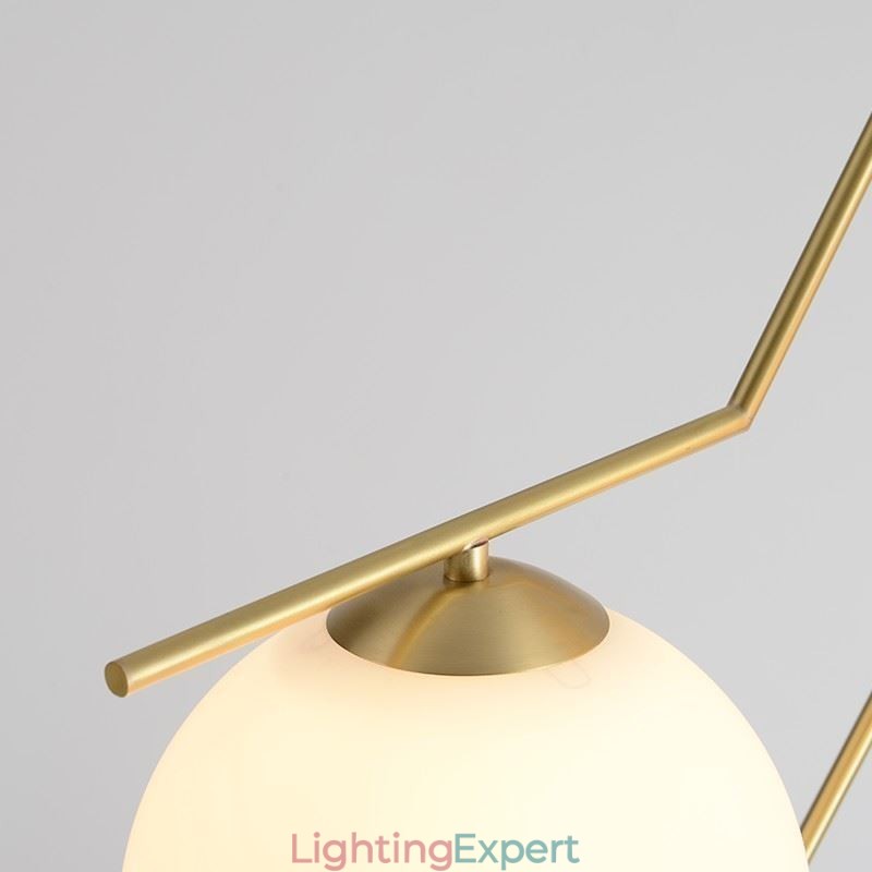 Glass Ball Light Fixture Island