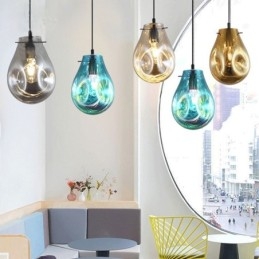 Colorful Pendant Light Soap Bubble Glass Ceiling Light Island Lamp