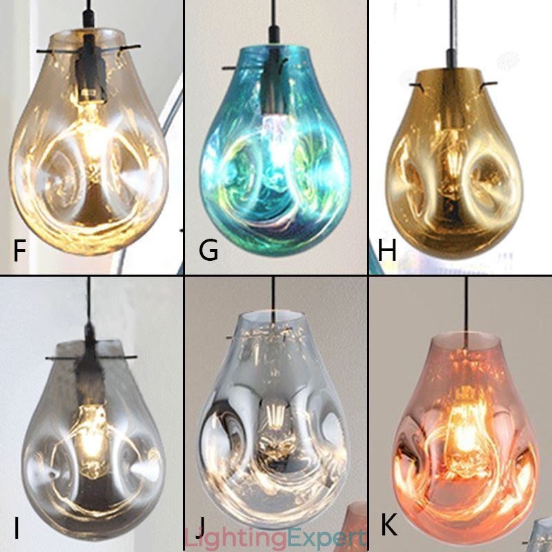 Colorful Pendant Light Soap Bubble Glass Ceiling Light Island Lamp
