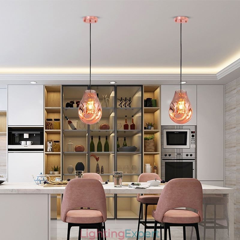 Colorful Pendant Light Soap Bubble Glass Ceiling Light Island Lamp