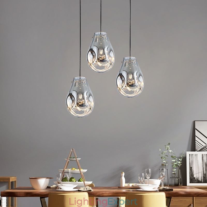 Colorful Pendant Light Soap Bubble Glass Ceiling Light Island Lamp