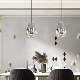 Colorful Pendant Light Soap Bubble Glass Ceiling Light Island Lamp