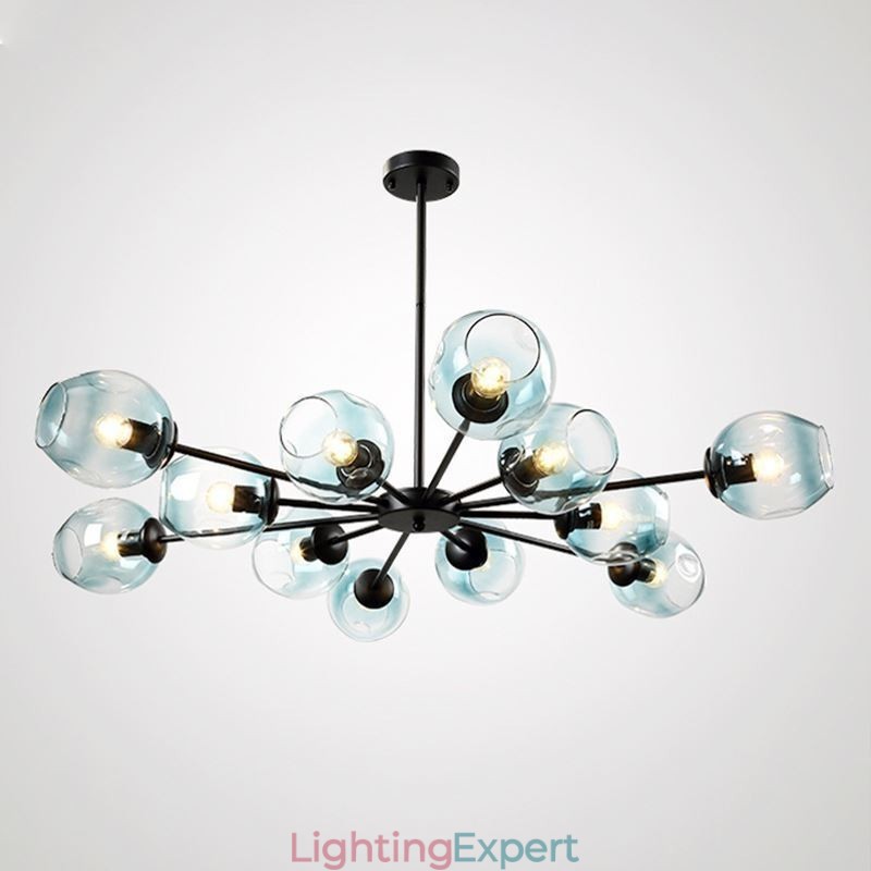 Nordic Glass Pendant Light Magic Bean Shape Lamp Chandelier Lighting