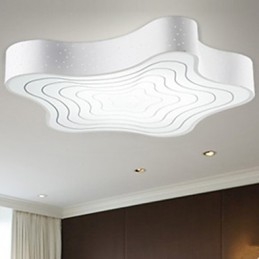 Modern Contemporary Painting Metal Flush Mount