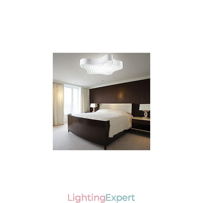 Modern Contemporary Painting Metal Flush Mount