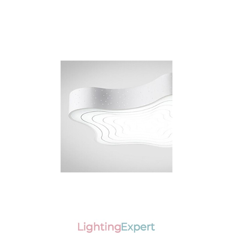 Modern Contemporary Painting Metal Flush Mount