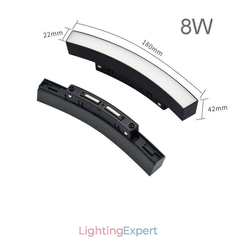 Track Light Magnetic Recessed Circular Track Lighting Fixture 120cm