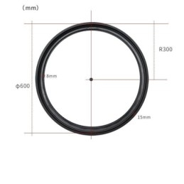 Circular Track Light Magnetic Recessed Spotlight Decorative Light 60cm
