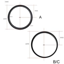Recessed Track Lighting Rails Round Magnetic Aluminum Track Strips