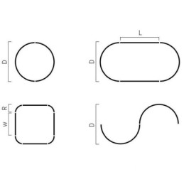 Recessed Track Lighting Rails Round Magnetic Aluminum Track Strips