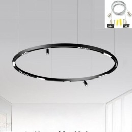 Recessed Track Lighting Rails Round Magnetic Aluminum Track Strips