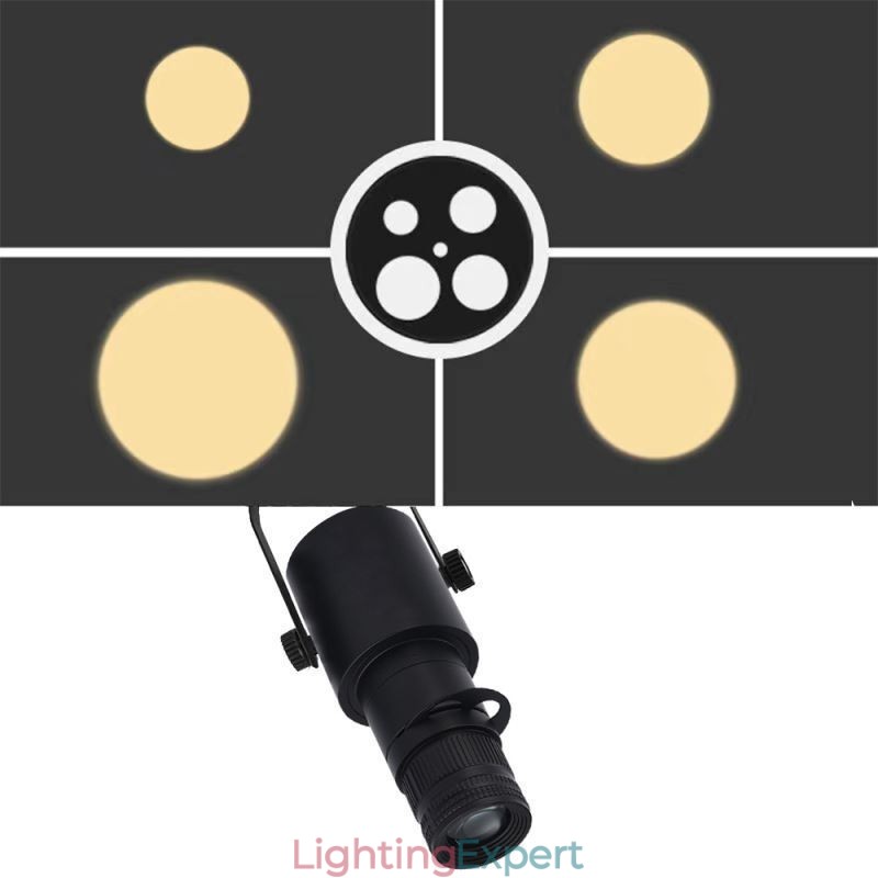 Spot Light Stage KTV Ceiling Spotlight 4 Levels Of Aperture Adjustment