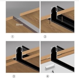 Recessed Spotlight Magnetic Track Light Decorative Light 6M 36V