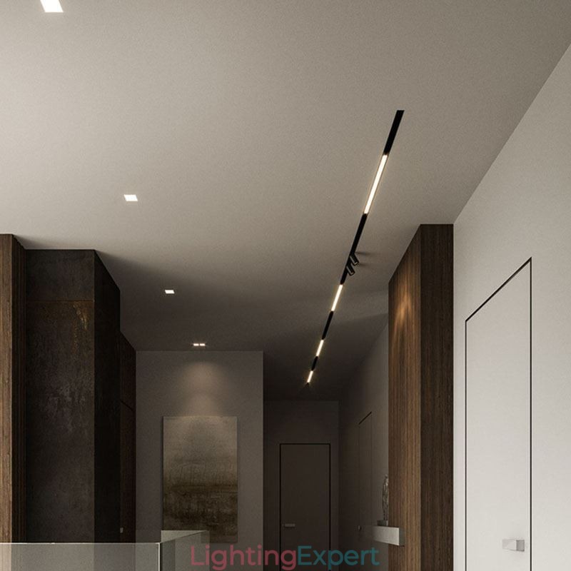 Track Linear Light Magnetic Recessed Spotlight Floodlight 36V