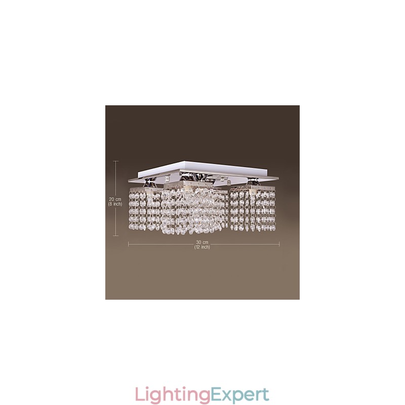 Ceiling Light Crystal Modern 5 Lights