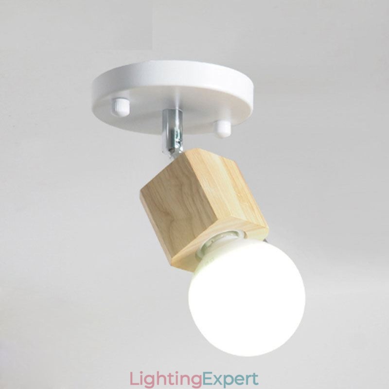 Simple Mini Spotlight Modern White Ceiling Light(Single Light)