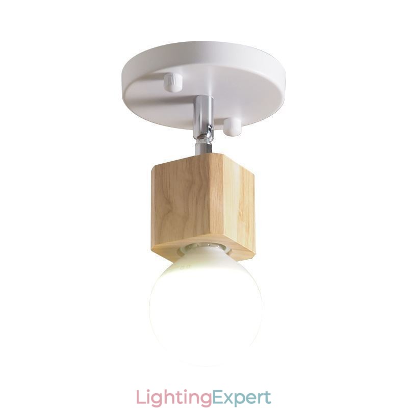 Simple Mini Spotlight Modern White Ceiling Light(Single Light)