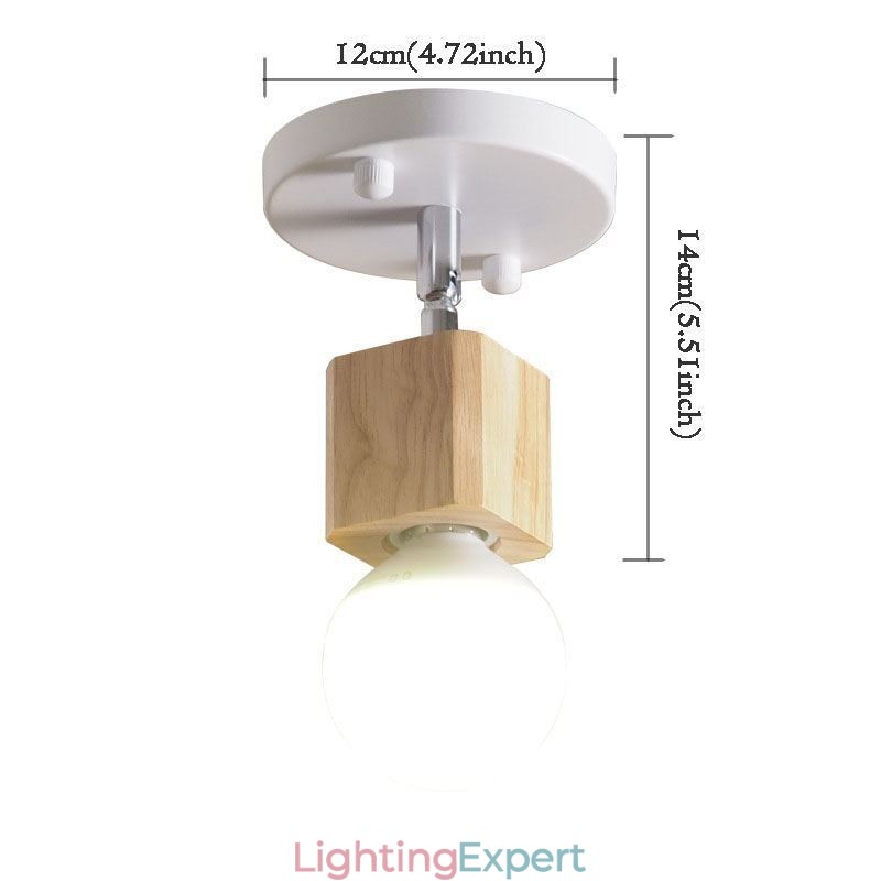Simple Mini Spotlight Modern White Ceiling Light(Single Light)