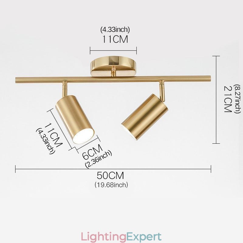 Modern Simple Spotlight Aluminum Ceiling Track Light